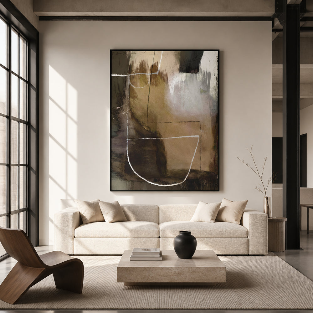 Room mockup featuring Camden - abstract Art Print