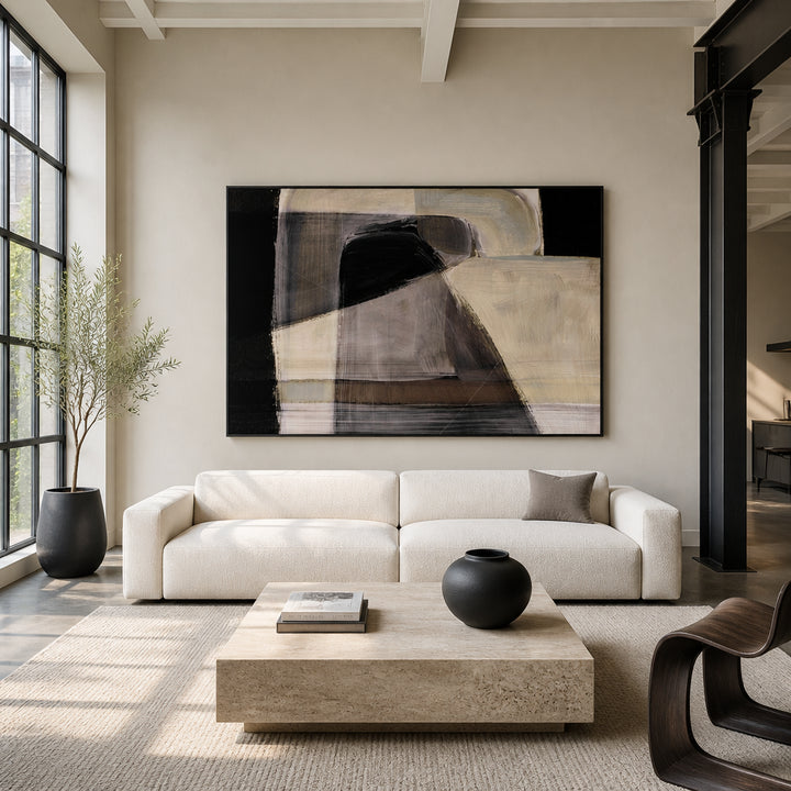 Room mockup featuring Moods - abstract Art Print