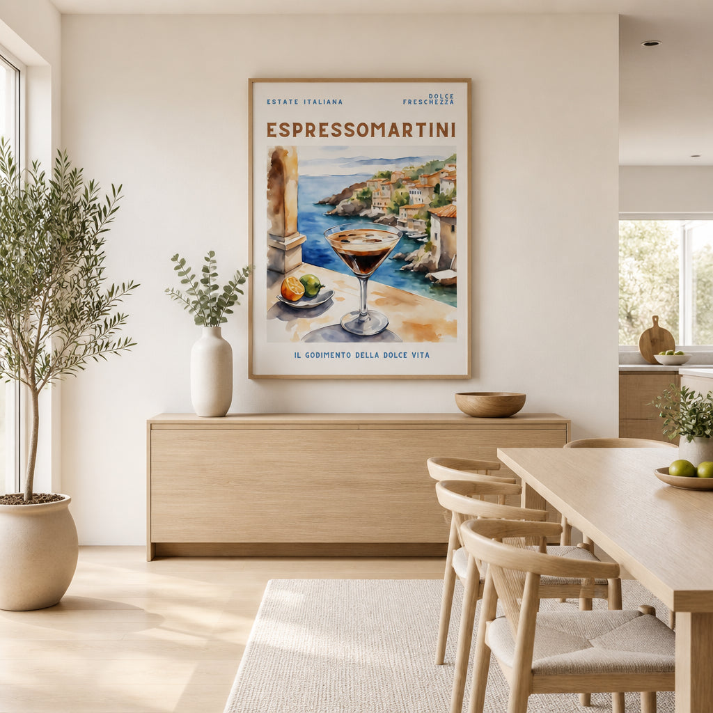 Room mockup featuring Espresso Martini -  Art Print