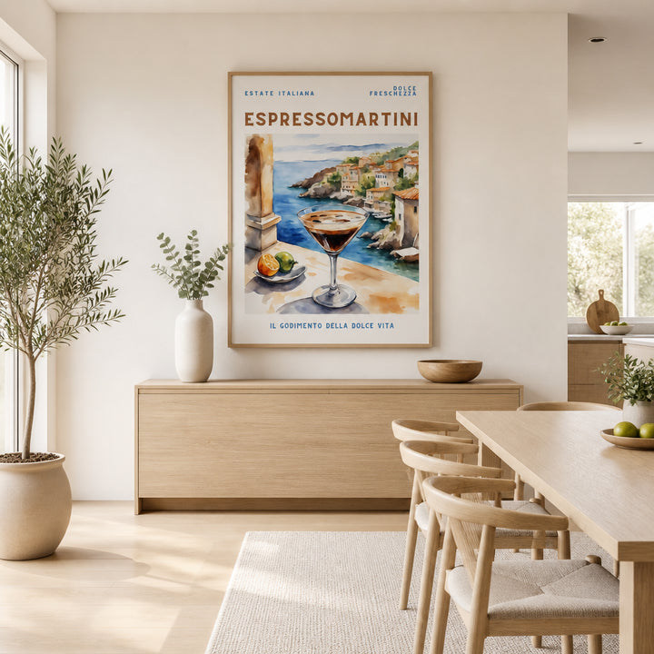 Room mockup featuring Espresso Martini -  Art Print