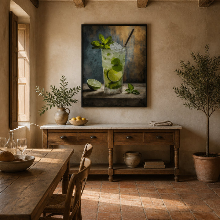 Room mockup featuring Mojito -  Art Print