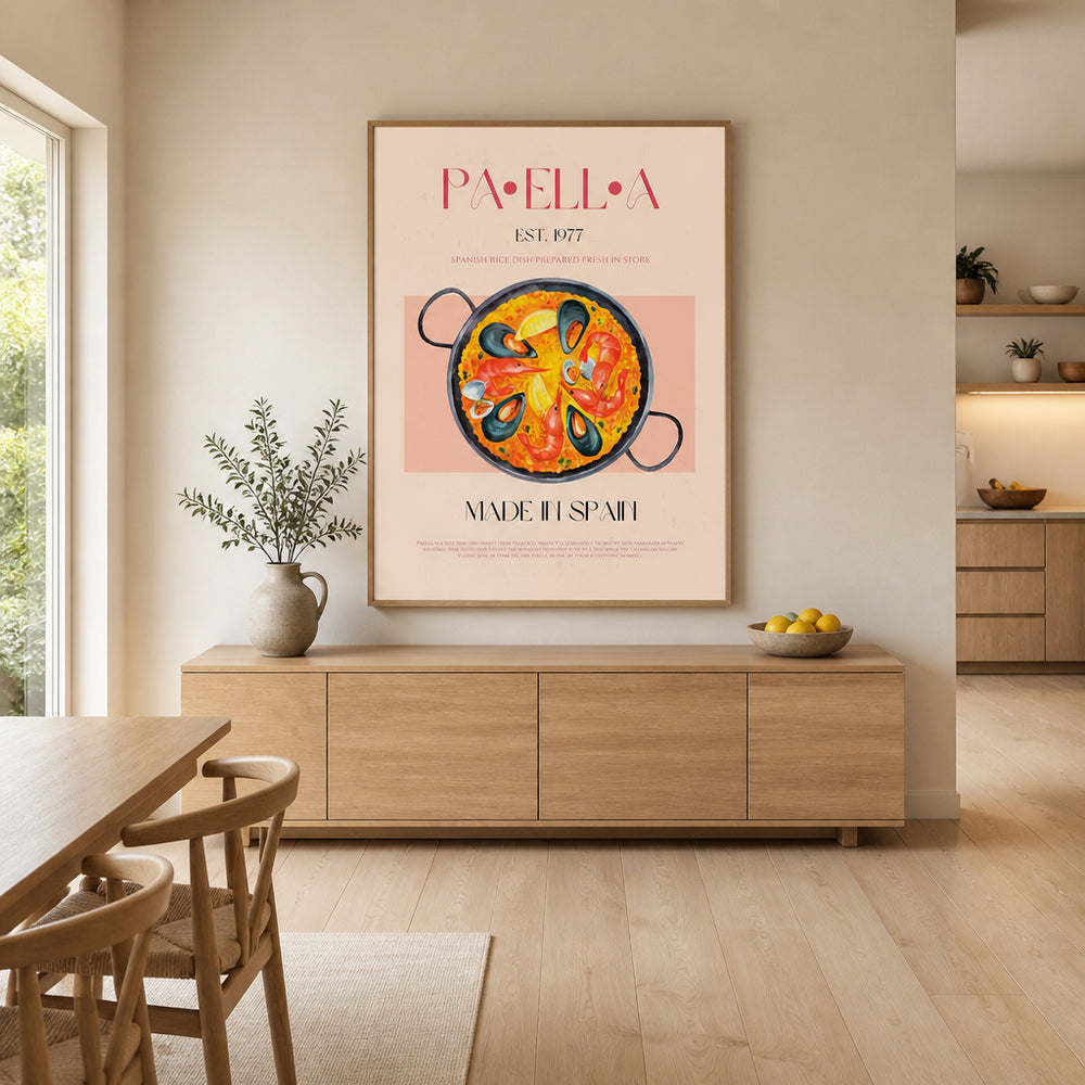 Room mockup featuring Paealla -  Art Print