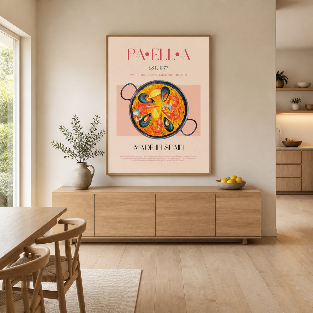 Room mockup featuring Paealla -  Art Print