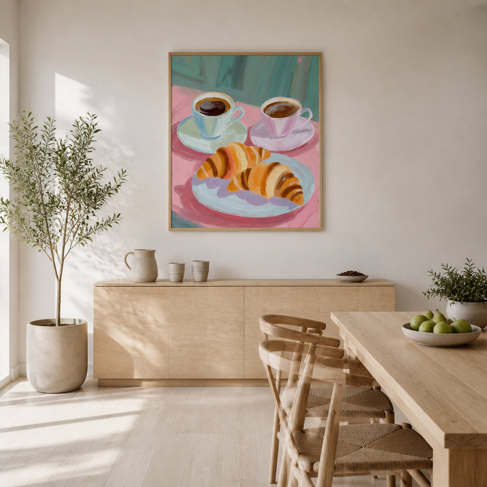 Room mockup featuring Petit dejeuner -  Art Print