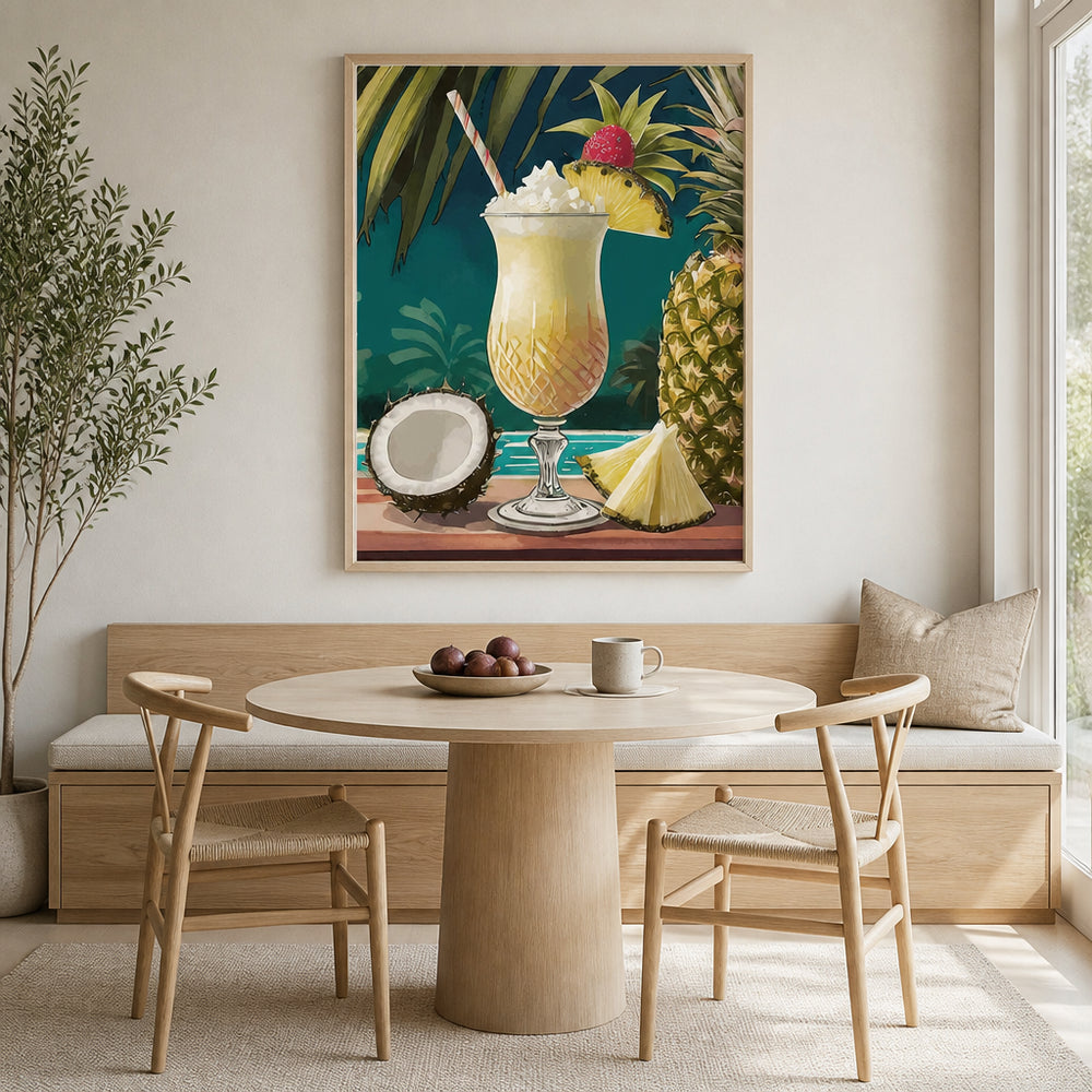 Room mockup featuring Pina Colada -  Art Print