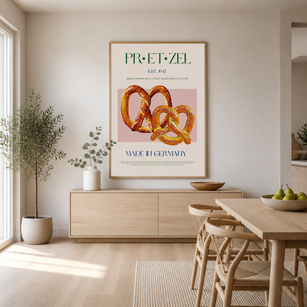 Room mockup featuring Pretzel Print -  Art Print