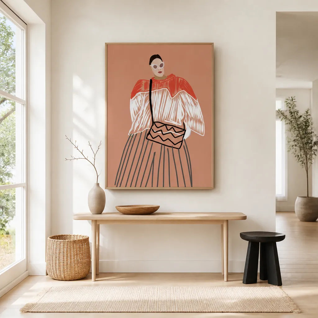 Room mockup featuring Claudia -  Art Print