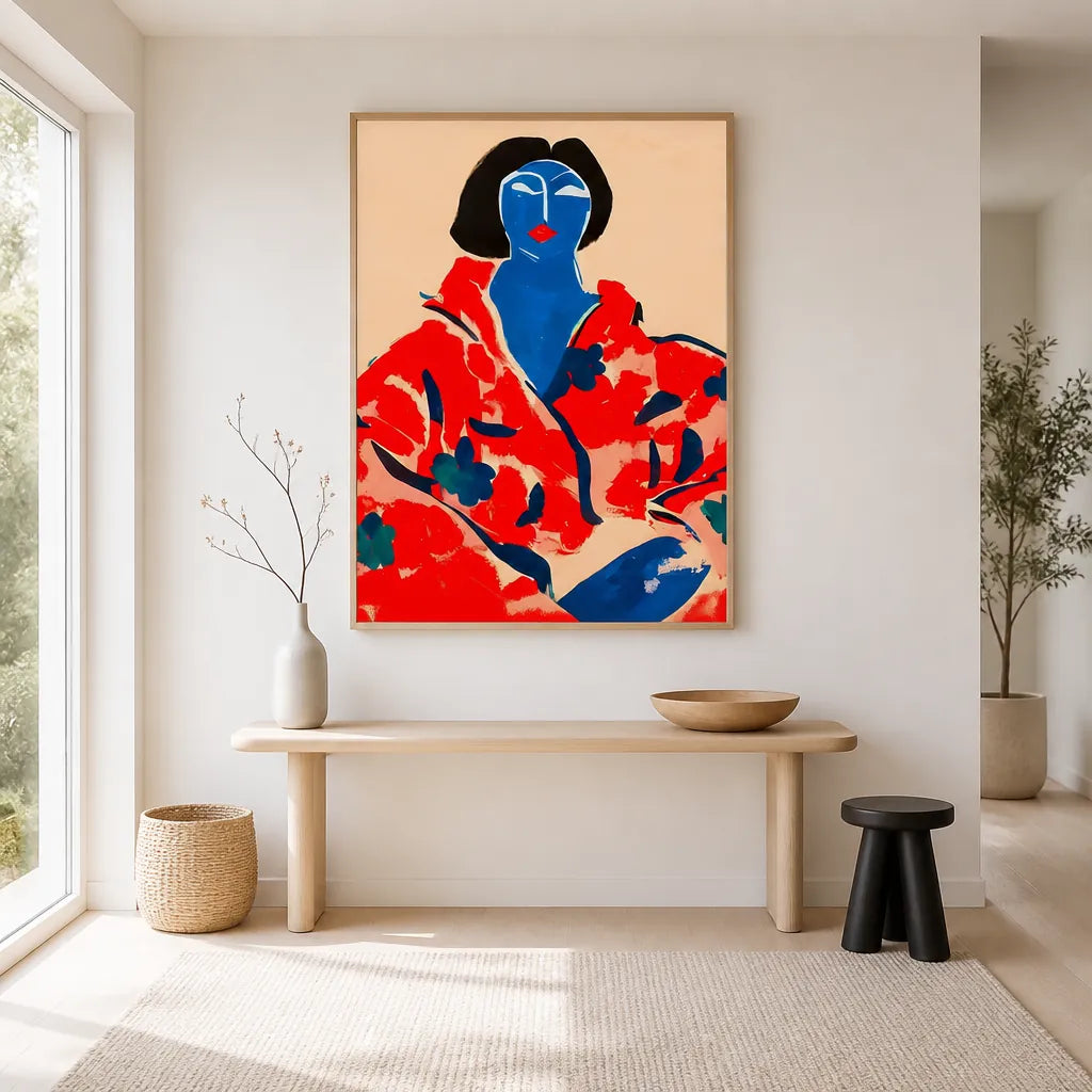 Room mockup featuring Poster Portrait Series 01 -  Art Print