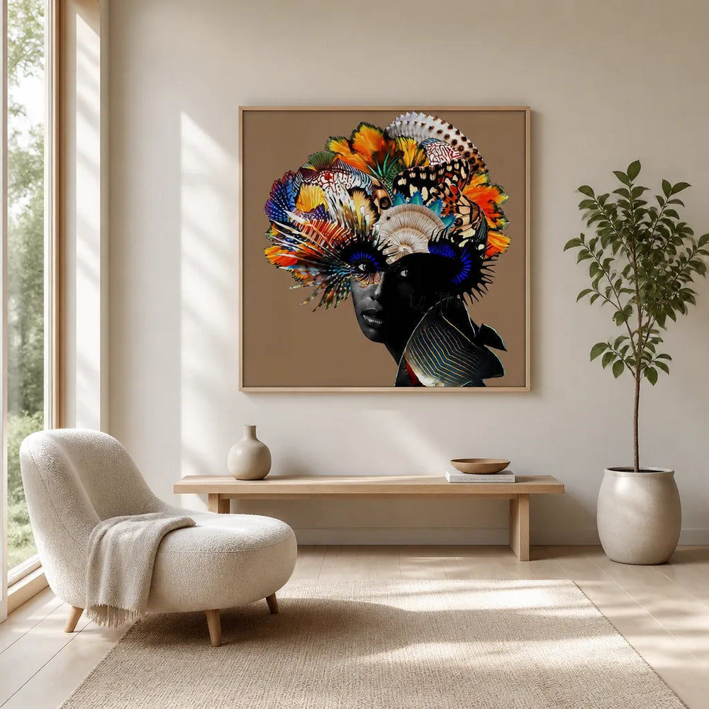 Room mockup featuring Masquerade -  Art Print