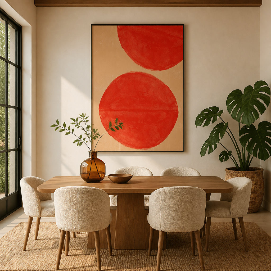 Room mockup featuring Separation Art Print