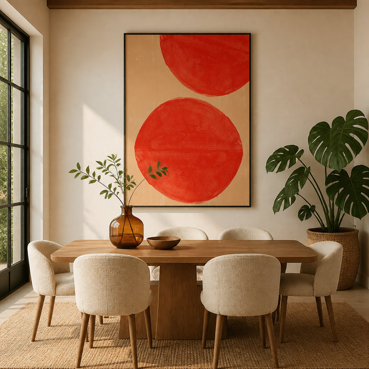 Room mockup featuring Separation Art Print