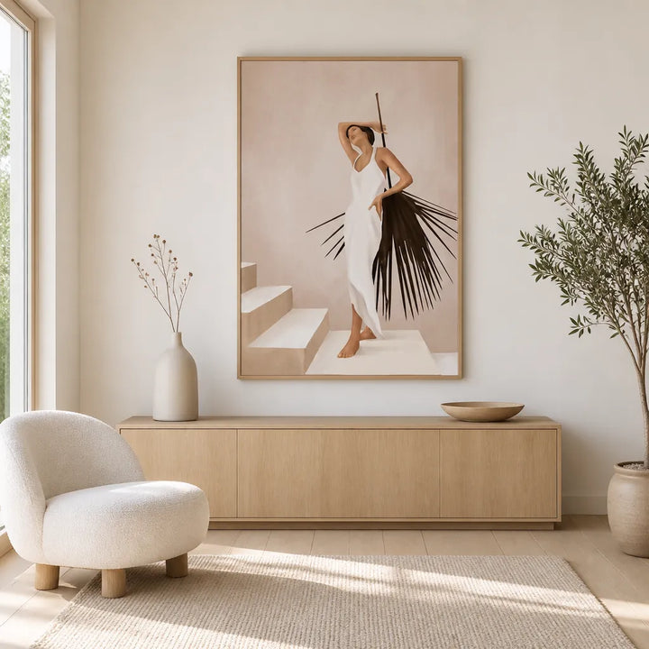 Room mockup featuring Elegance Ascends - Fantasy_web Art Print