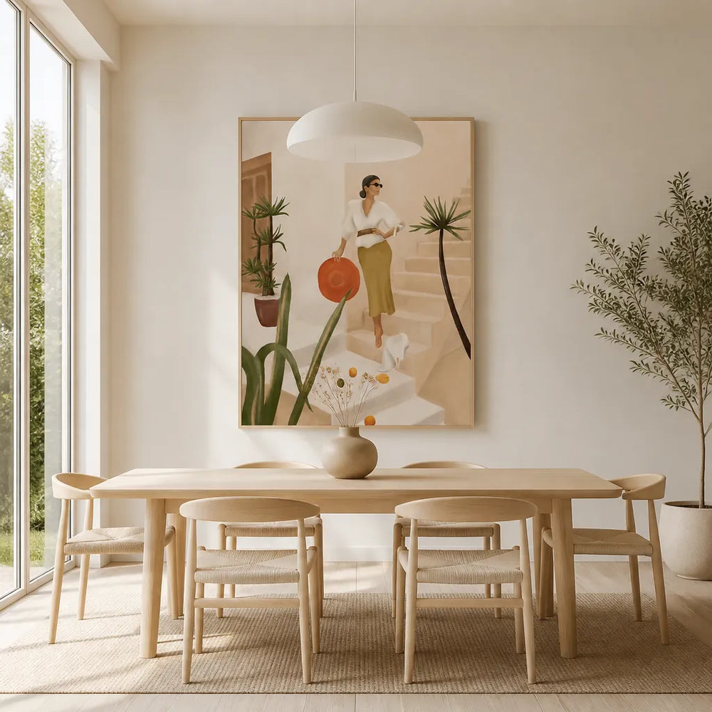 Room mockup featuring Wonders of the New Day Art Print