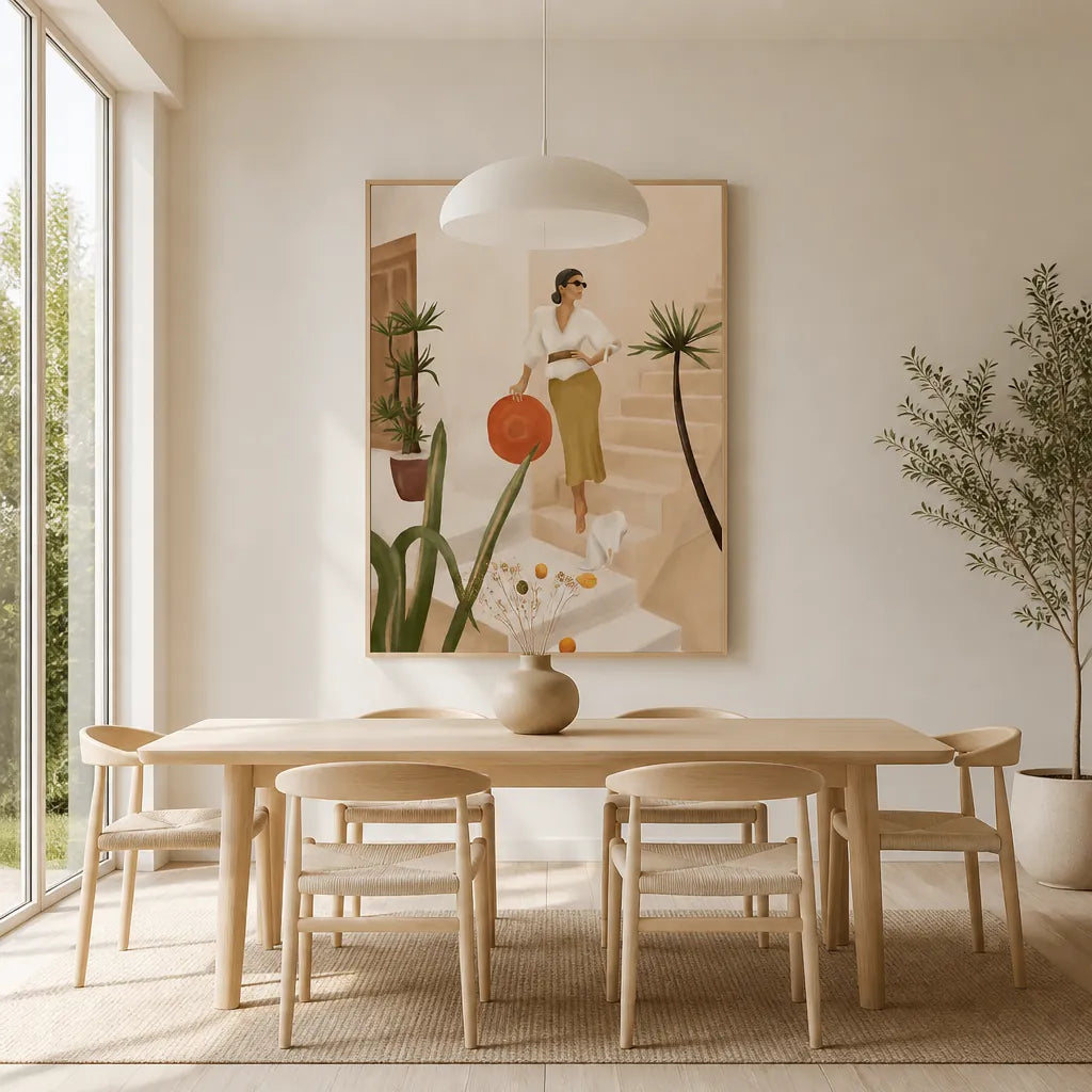 Room mockup featuring Wonders of the New Day Art Print