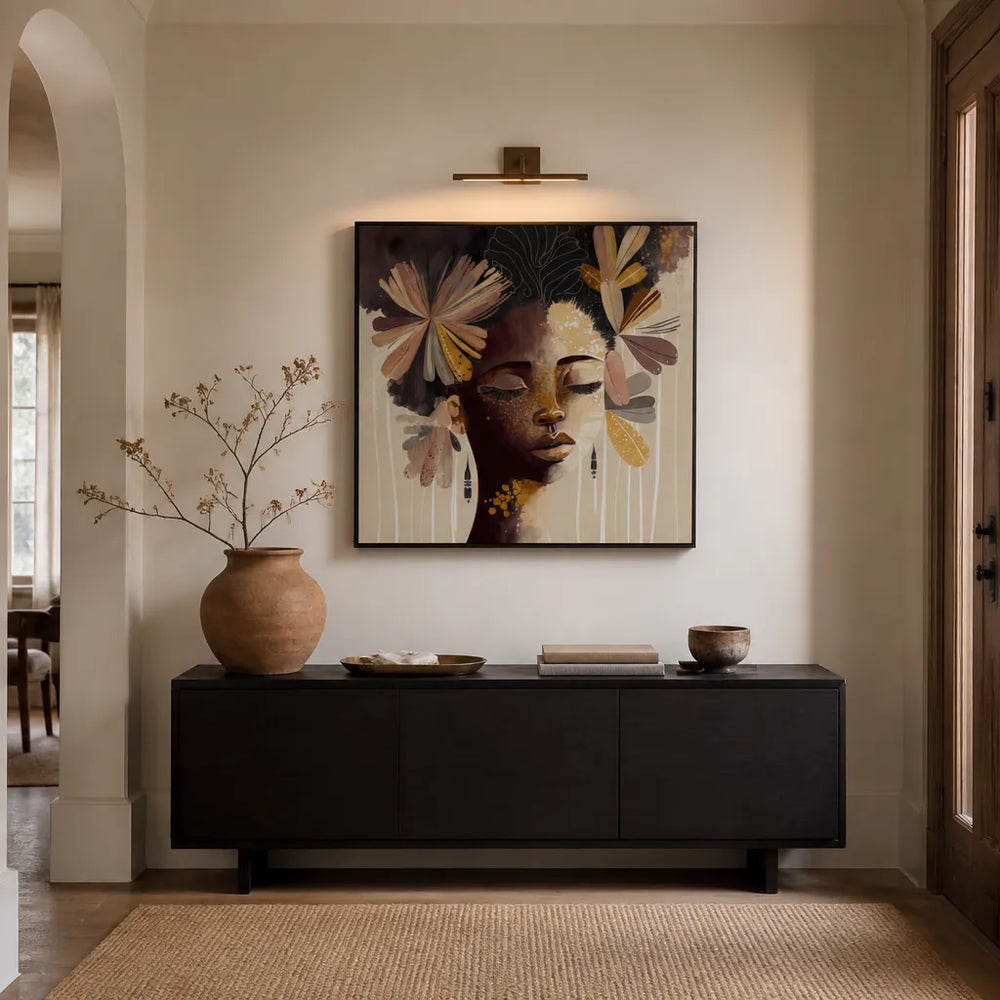 Room mockup featuring Lulu - Bella Eve Art Print