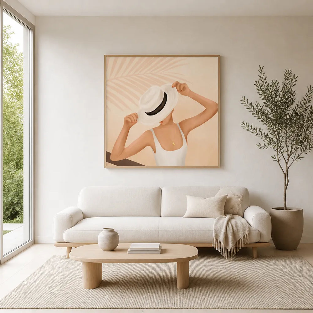 Room mockup featuring Summer Heat III Art Print