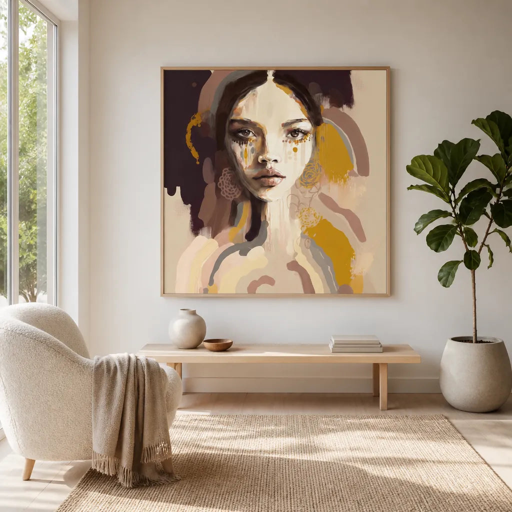 Room mockup featuring Talulla - Bella Eve Feminine Art Print