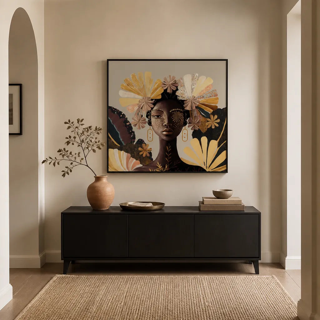 Room mockup featuring Wanderlust - Bella Eve - Art Print