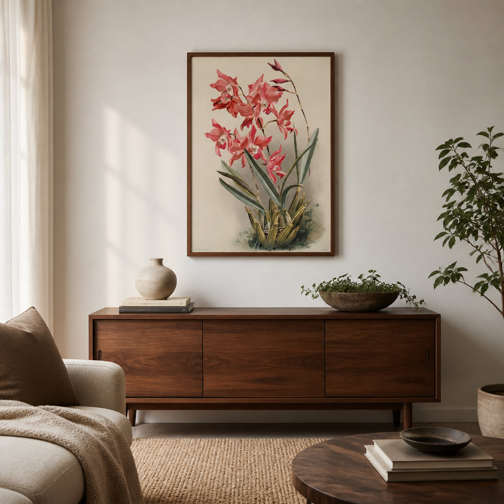 Room mockup featuring Lælia Gouldiana Art Print