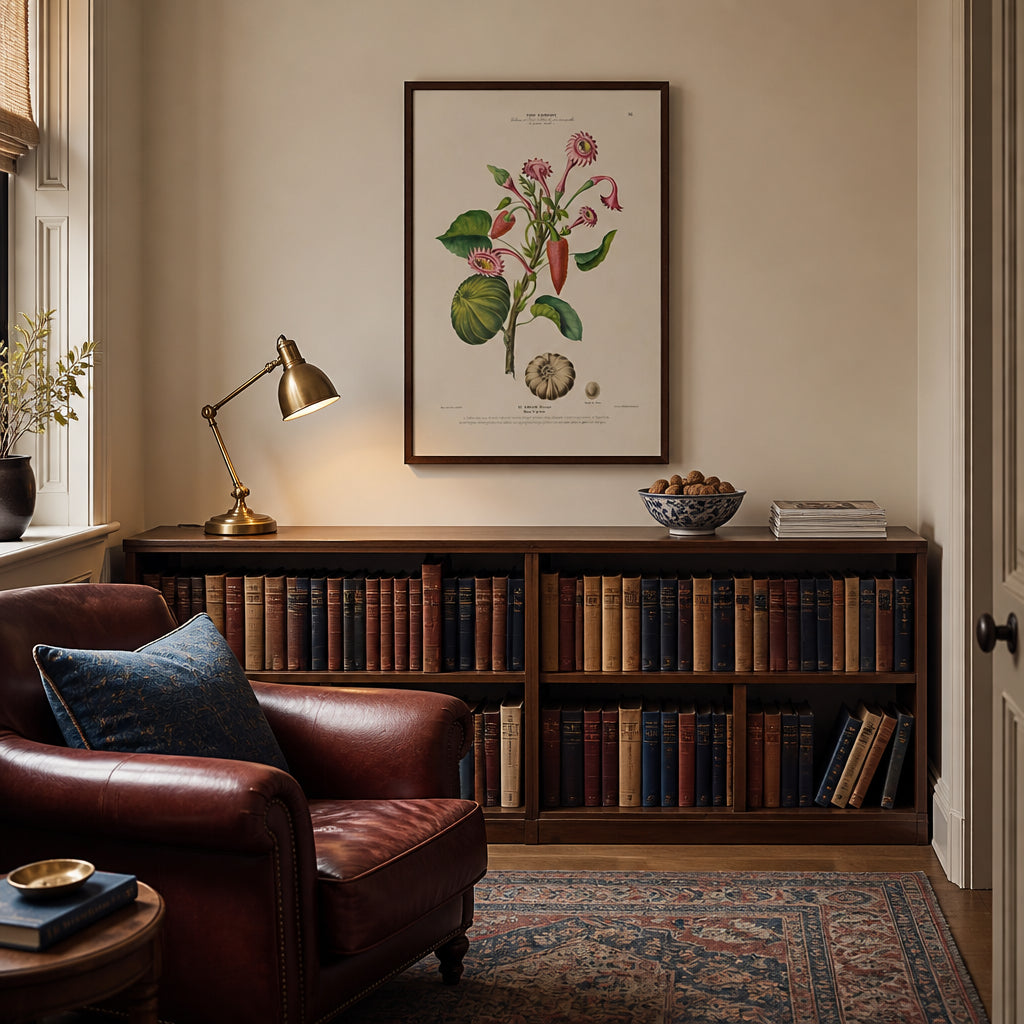 Room mockup featuring Sandbox Tree Art Print