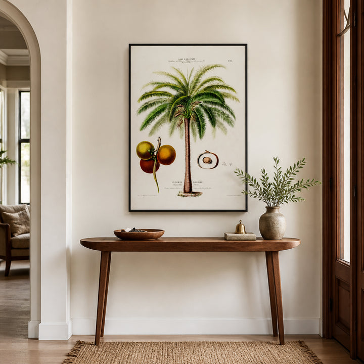 Room mockup featuring Coconut Palm Art Print