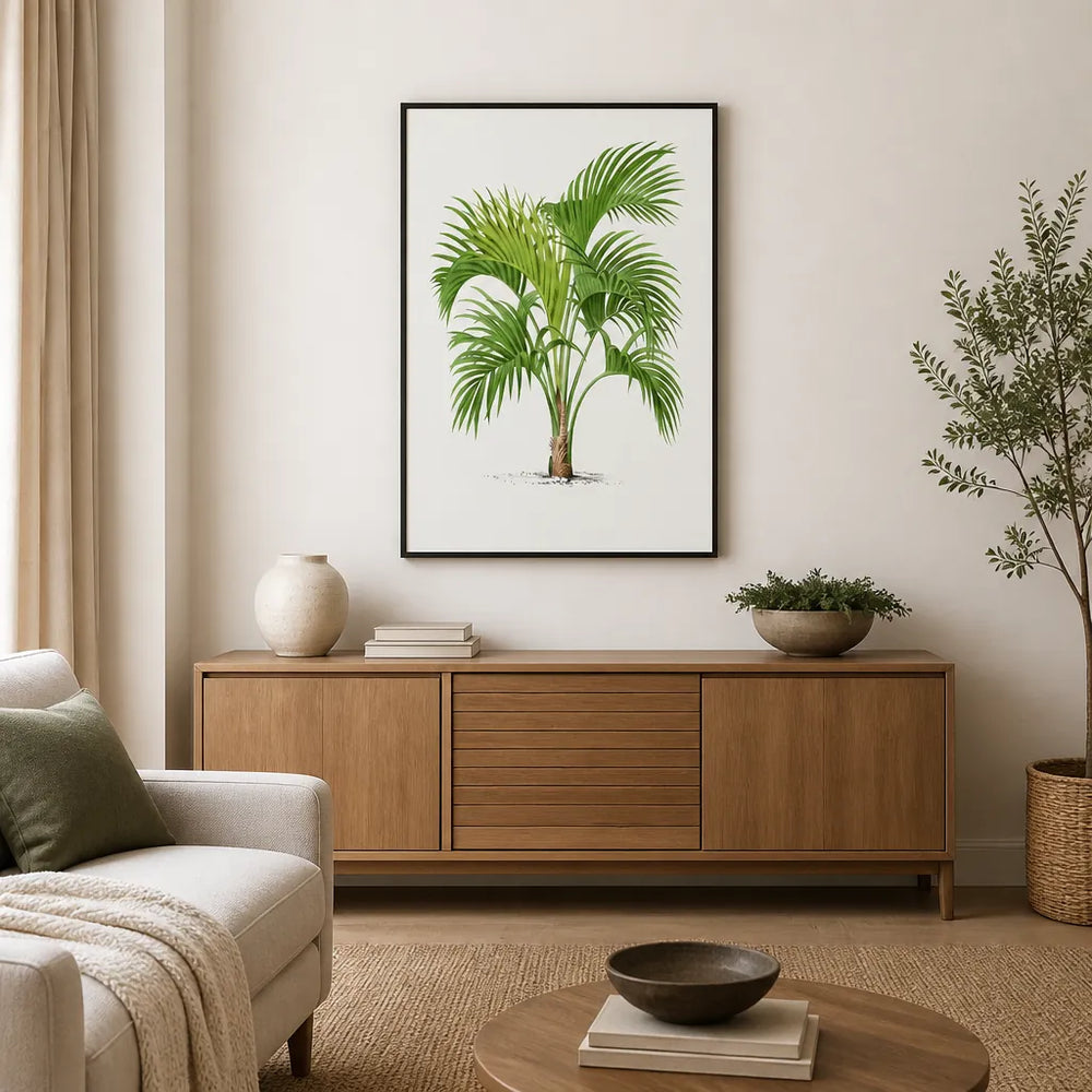 Room mockup featuring Vintage Palm 17 Art Print