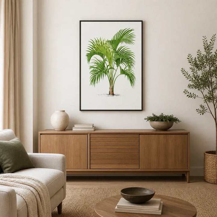 Room mockup featuring Vintage Palm 17 Art Print