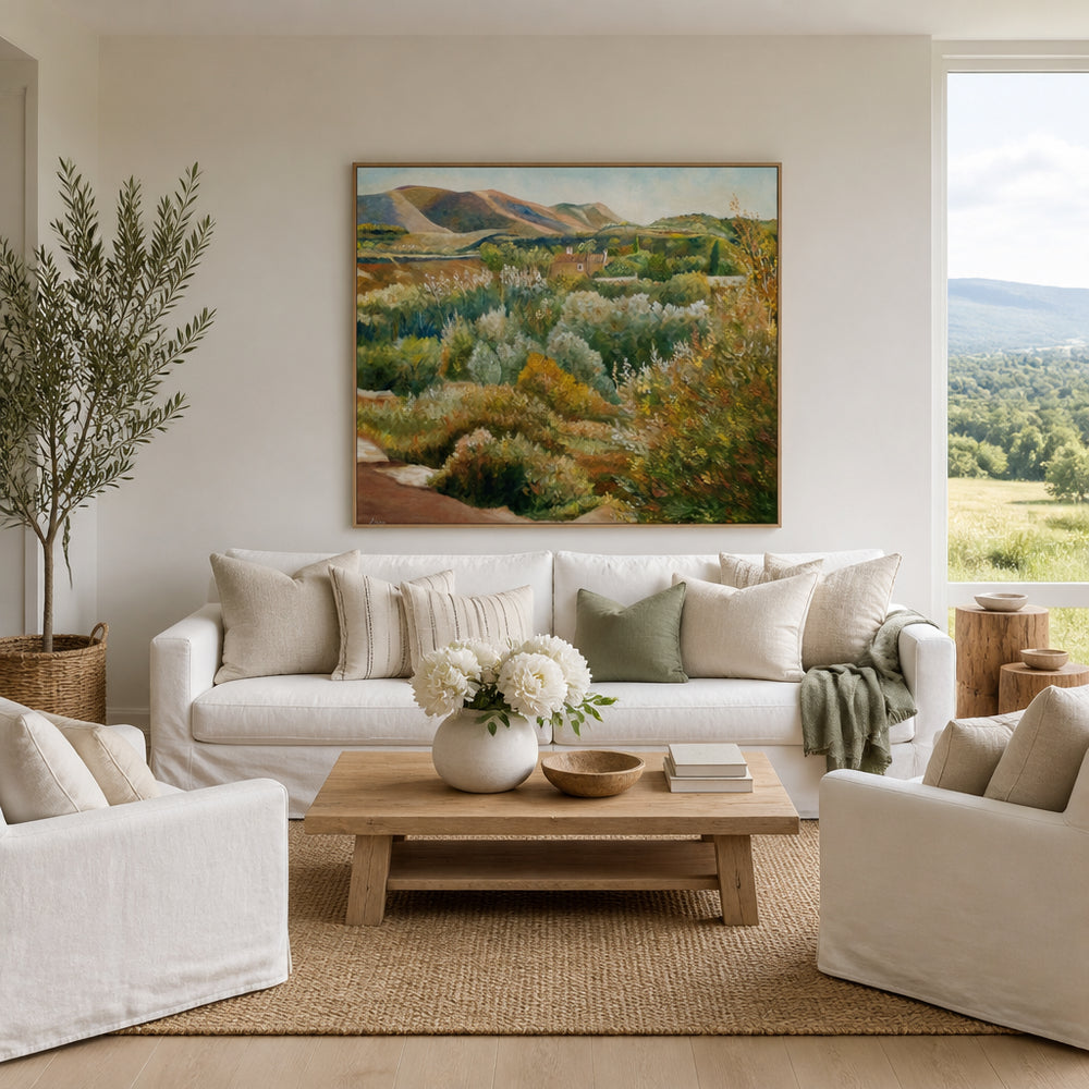 Room mockup featuring Autumn Landscape Art Print