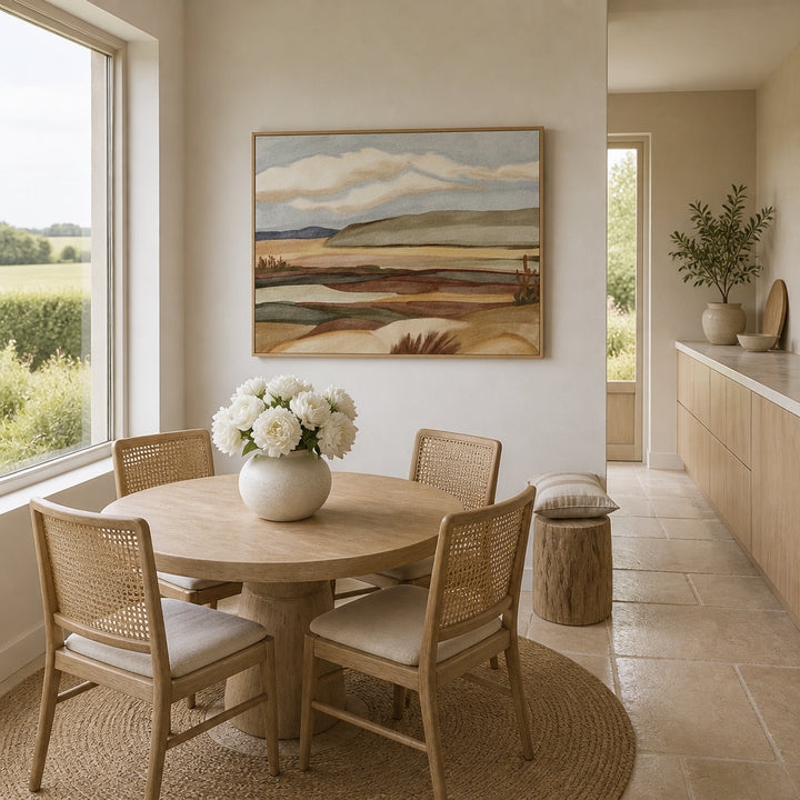 Room mockup featuring Desert Landscape Art Print
