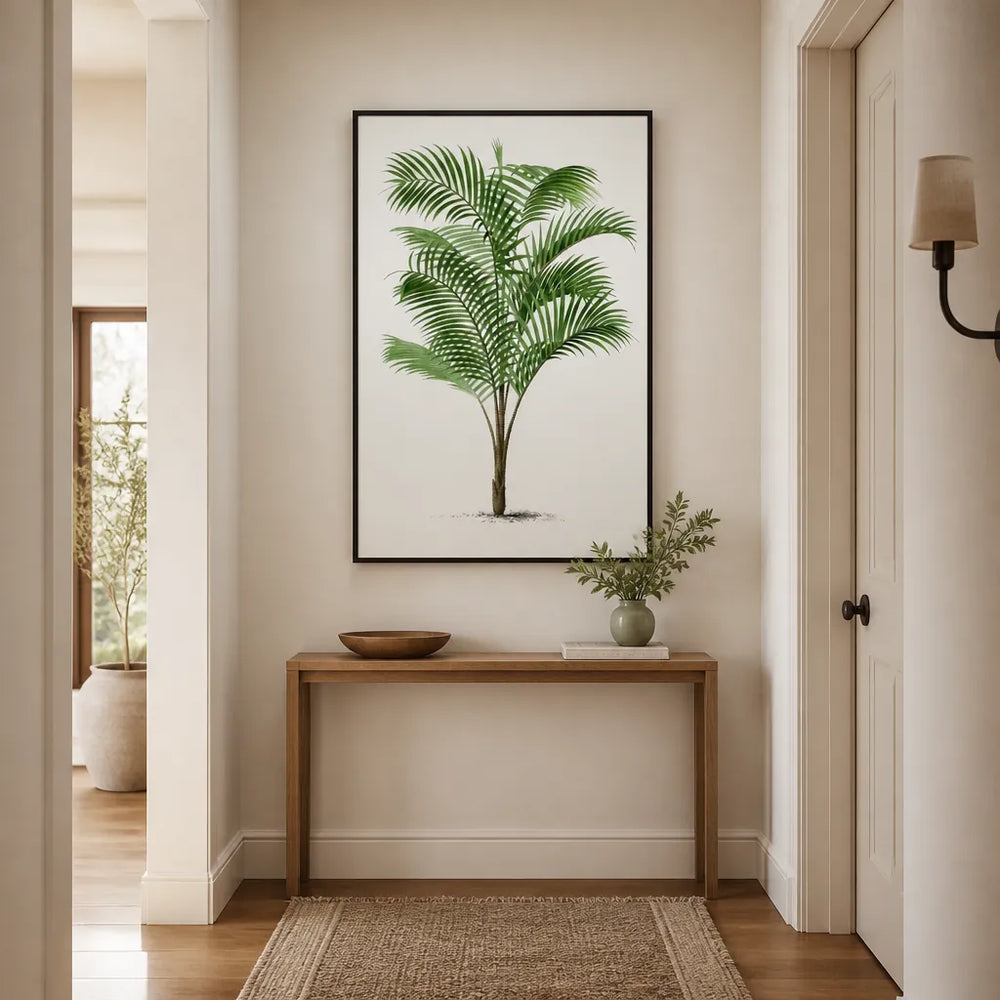 Room mockup featuring Vintage Palm 33 Art Print