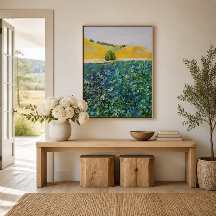 Room mockup featuring Lilac Art Print