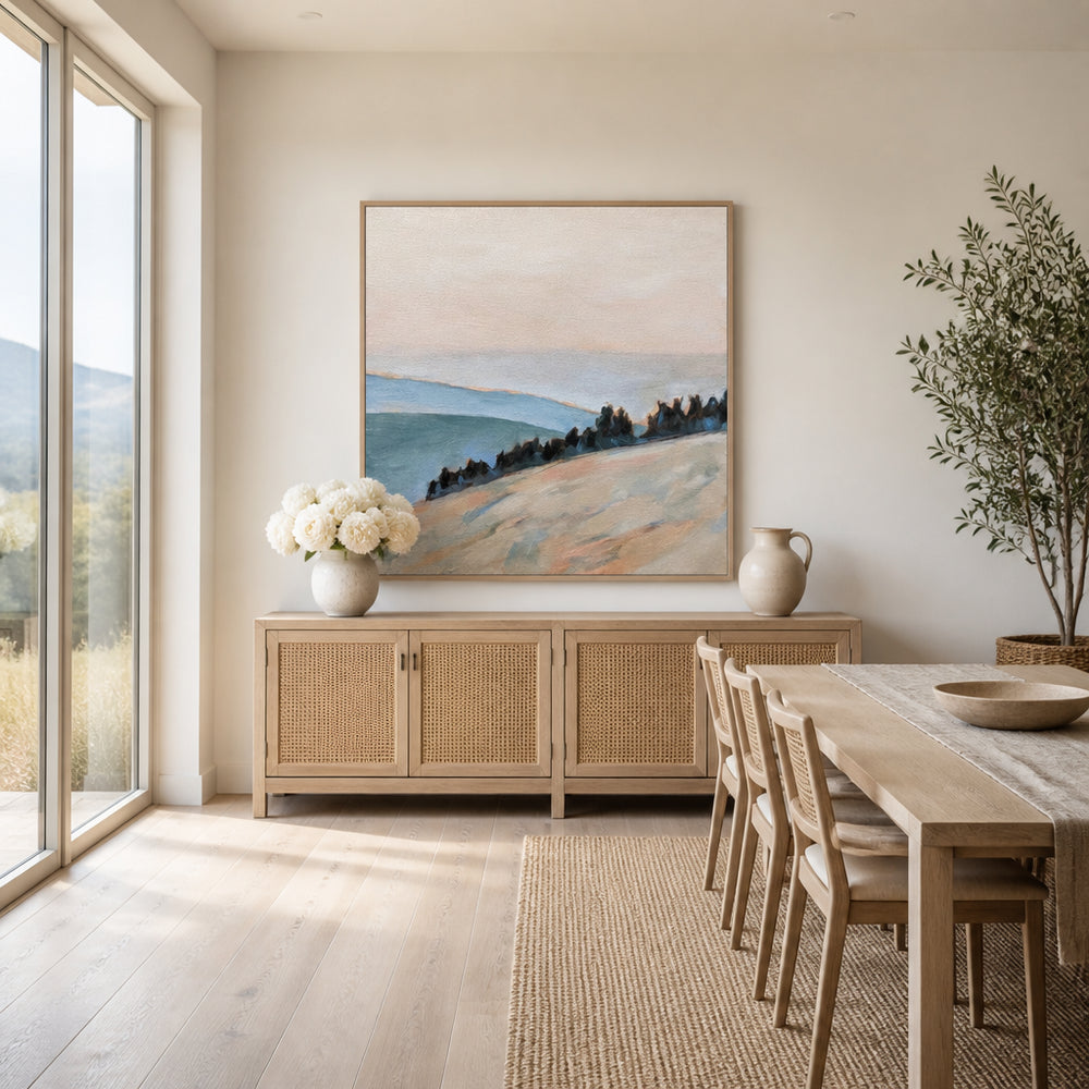 Room mockup featuring Tsitsikamma Country Landscape Art Print