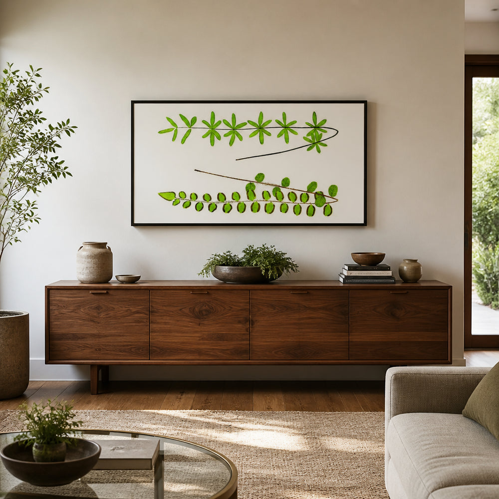 Room mockup featuring Platyloma Botanic Study Art Print