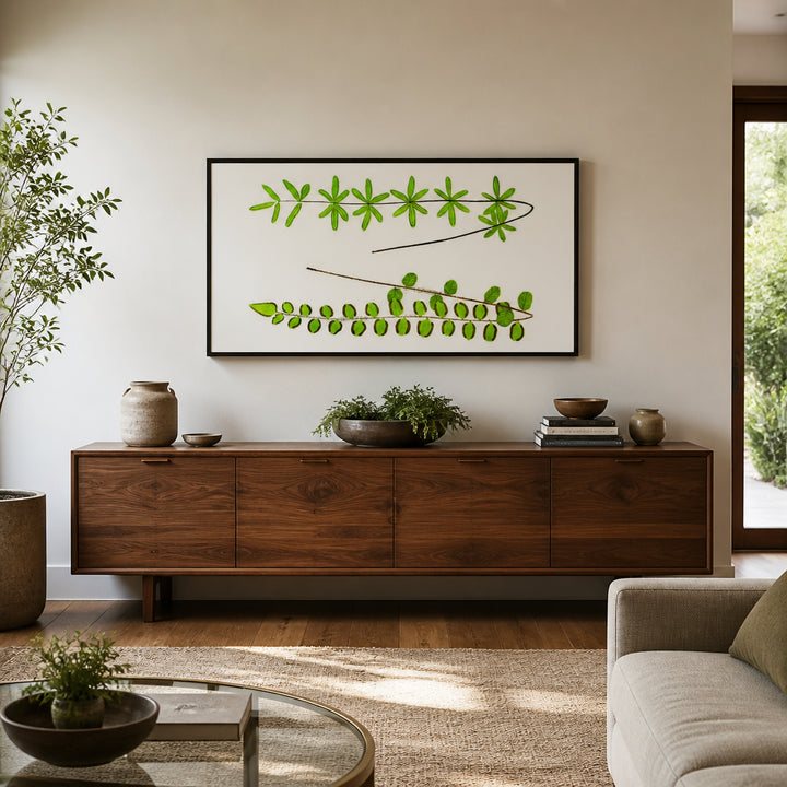 Room mockup featuring Platyloma Botanic Study Art Print