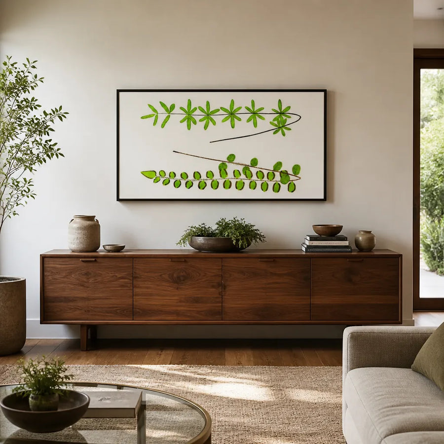 Platyloma Botanic Study Art Print in a room setting
