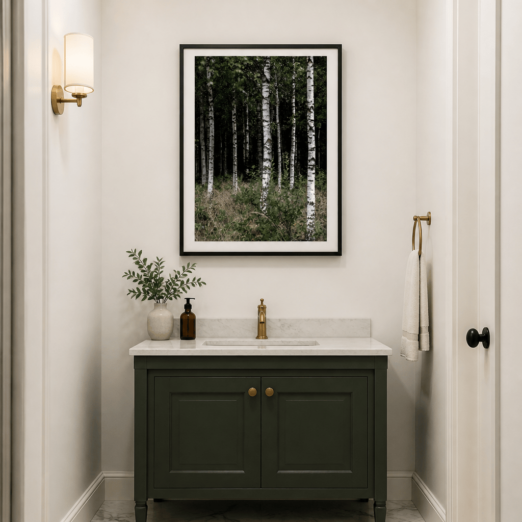 Room mockup featuring A Swedish Summer 3 Photo Print