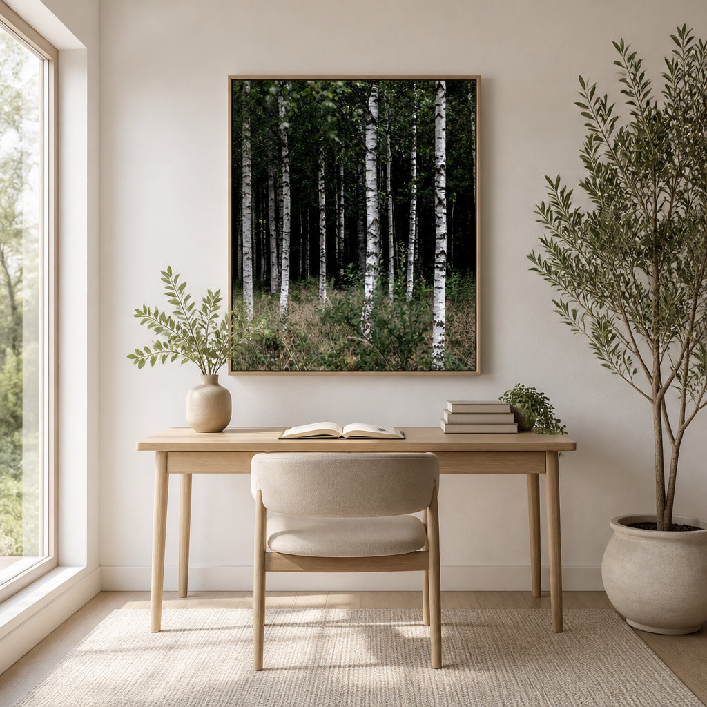 Room mockup featuring A Swedish Summer 3 Photo Print