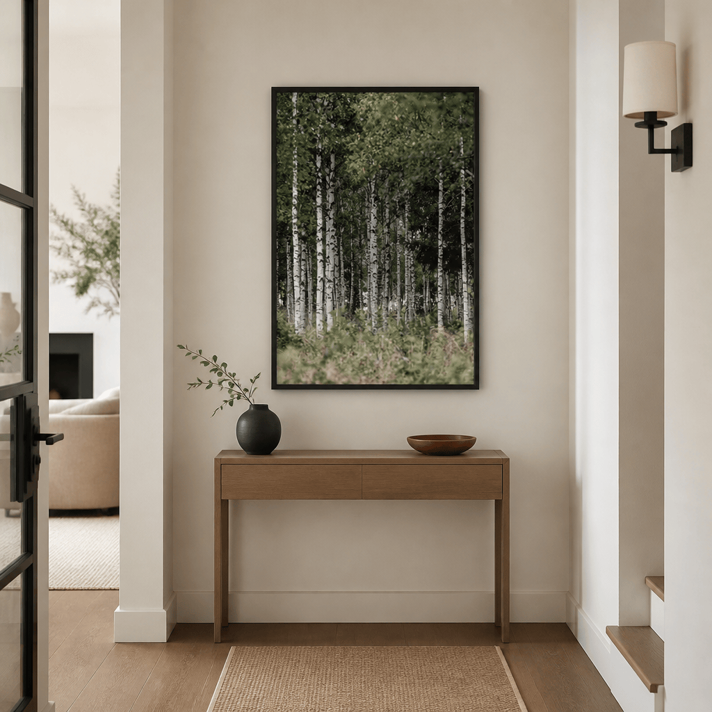 Room mockup featuring A Swedish Summer 4 Photo Print