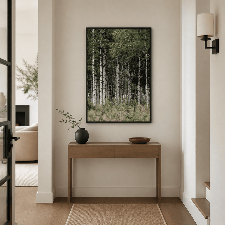 Room mockup featuring A Swedish Summer 4 Photo Print
