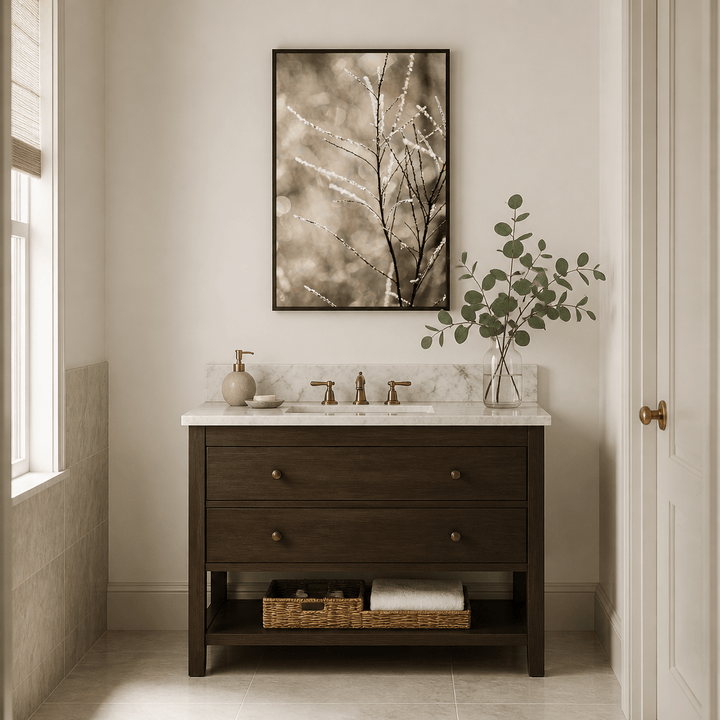 Room mockup featuring A Winter Morning 5 Photo Print