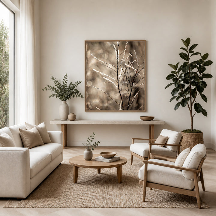 Room mockup featuring A Winter Morning 5 Photo Print