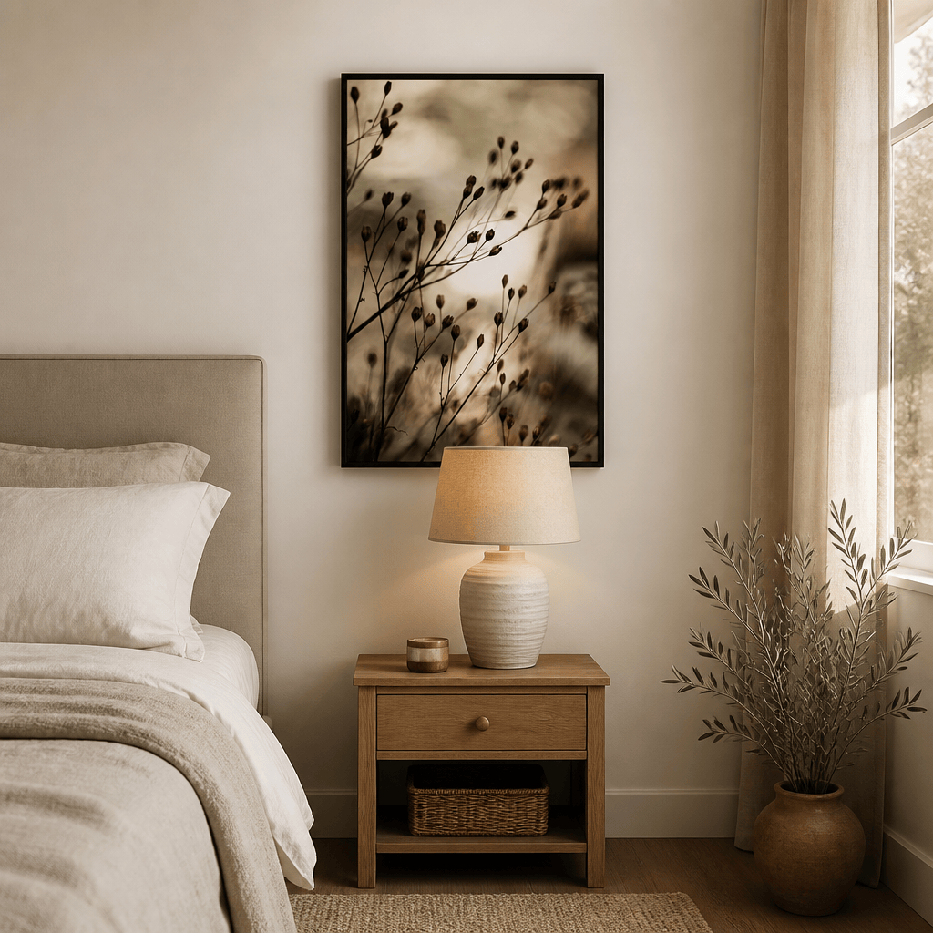 Room mockup featuring Autumn Lights Photo Print
