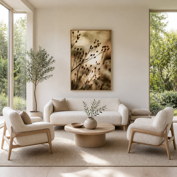 Room mockup featuring Autumn Lights Photo Print