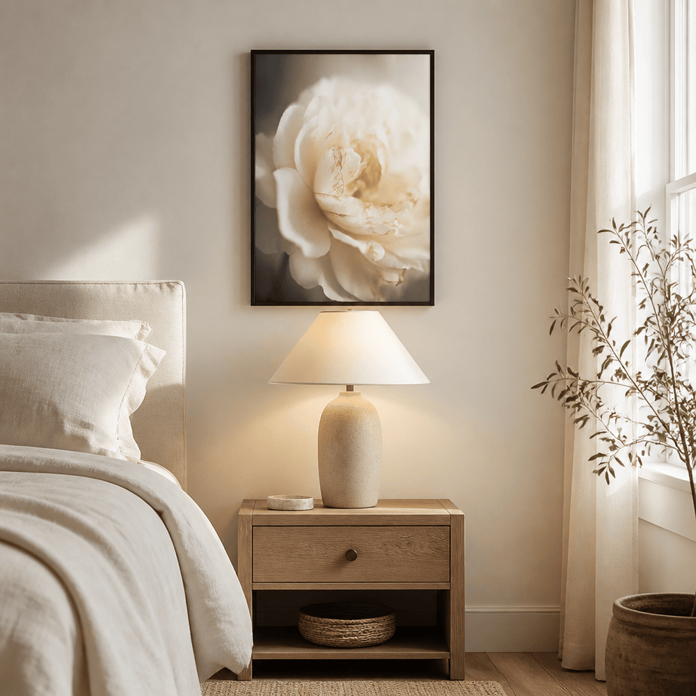 Room mockup featuring Ethereal Bloom Photo Print