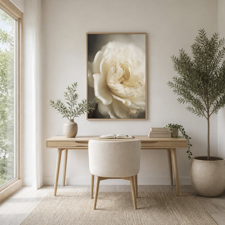 Room mockup featuring Ethereal Bloom Photo Print