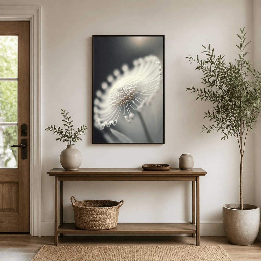 Room mockup featuring Ethereal Blossom Art Print