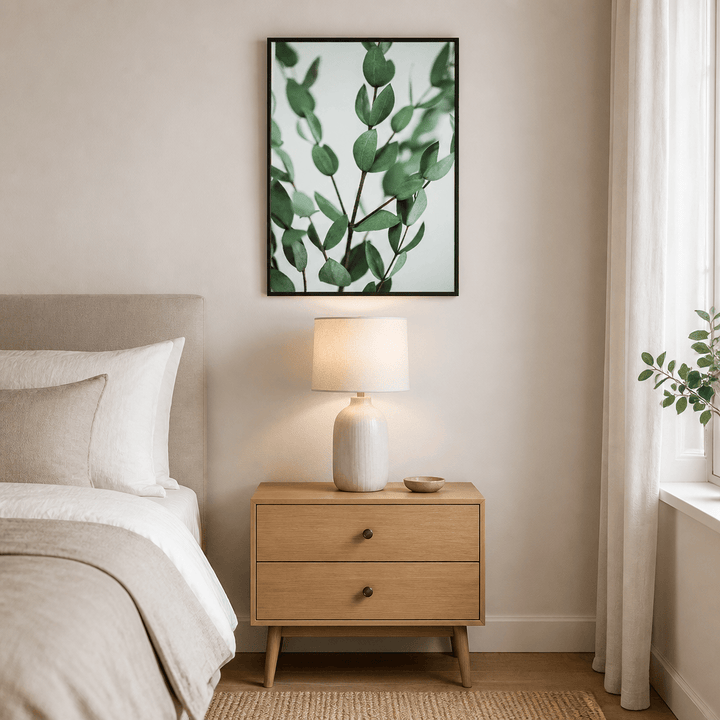 Room mockup featuring Eucalyptus Branches Photo Print