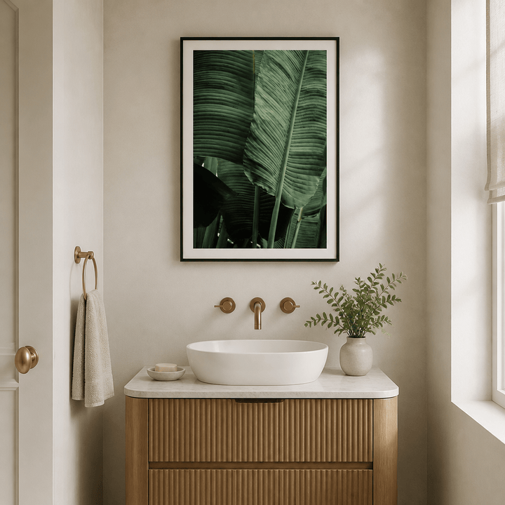 Room mockup featuring Leaves 14 Photo Print