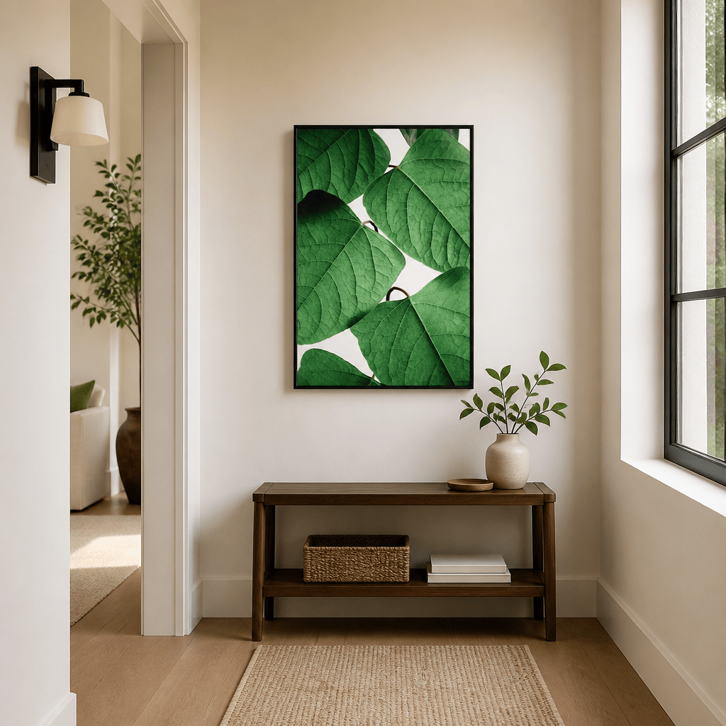 Room mockup featuring Summer Branches Photo Print