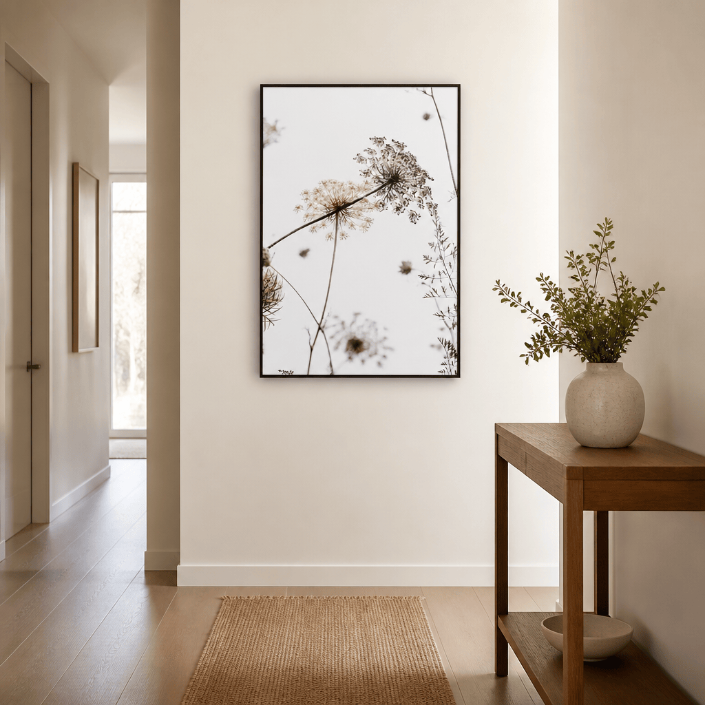 Room mockup featuring Summer Flowers Photo Print